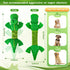 Squeaky Dog Toy for Small Medium Large Dogs - Crocodile Shaped Tug of War Interactive Plush Toy