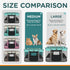 Paw Ballet Foldable Pet Kitten Playpen, Waterproof Portable Dog Cat Playpen Kennel Tent for Small Cat Dog, Retractable