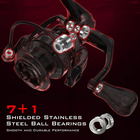 KastKing Royale Legend Glory Fishing Reel - 6.2:1 Gear Ratio Spinning Reel, Up to 22 Lbs Carbon Drag