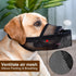 Crazy Felix Nylon Dog Muzzle for Small Medium Large Dogs, Air Mesh Breathable Pet Mouth Guard for Anti-Biting (S, Grey)