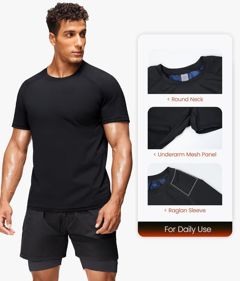 Men's Sauna Vest - Waist Trainer Gym Top for Running & Fitness
