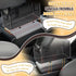 10-18lbs (Width9in) YUDODO Large Console Dog Car Seat Fits Truck & SUV, Luxury Puppy Cat Travel Portable Booster Seat