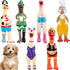 Silipull 6 Pcs Rubber Chicken Squeaky Dog Toys Screaming Chicken Latex Soft Rubber