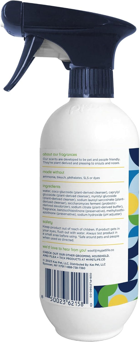 Pet Stain and Odor Remover Foaming Spray, 16 Ounce, Plant-Based Enzyme Cleaner with Juniper Leaf Scent