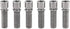M8 x 25mm Titanium Ti Bolt with Washer for BMX Cycling Stem, Pack of 6