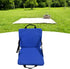 Fofetbfo Chair Cushion, Foldable Soft Seat Cushion with Backrest, Portable Camping Chair Pads for Outdoor Camping