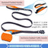 Strong Heavy Duty Dog Leash, 6ft Reflective Nylon Training Leash with Soft Padded Double Handle for Large, Medium,