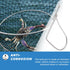 4.5" Stainless Steel Bait Pin Combo for Rigging Bait in Crab Trap, Silver