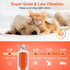 CATPICK 7-Speed Trimmer Dog & Cat Nail Grinder with Light - Ring LED Safe to Avoid Overcut, Quiet Low Vibration