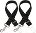 Elisel 2 Packs Adjustable Length Pet Dog Cat Car Seat Belt | Pet Accessories for Dogs, Cats, and Pets (Black)