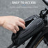 ROCKBROS Top Tube Bike Bag, Bicycle Front Frame Bag Cycling Accessories, Lightweight Portable Mounting System