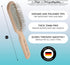 Chris Christensen 20 mm Oblong Pin Dog Brush, Original Series, Lightweight Beech Wood Body, Stainless Steel Pins