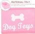 Dog Toy Basket, Storage Bins with Handle, Foldable Square Dog Toy Box for Pet Toys and Blankets