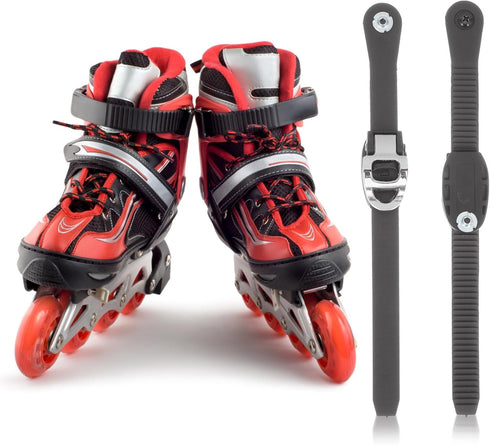 Homoyoyo 2pcs Roller Skate Energy Belt - Ski Accessories, Snowboard Buckles, Strap Buckle, and Screw for Skating