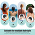 Tripsky Silicone Swim Cap, Comfortable Bathing Cap for Curly Short Medium Long Hair, Ideal for Swimming and Showering