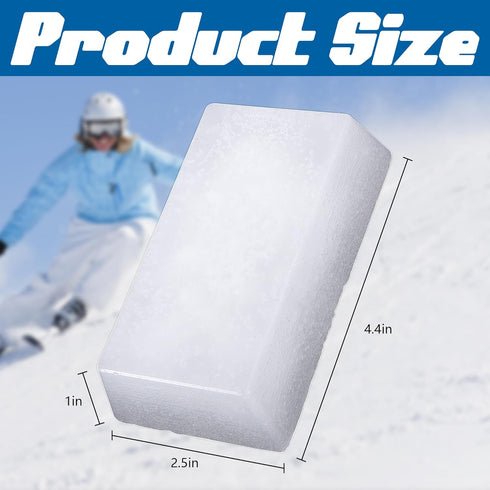 Snowboard and Ski Wax, 0.66 LB Universal Snow Block Wax for Ski and Snowboard Racing, Protecting Accessories