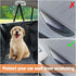 100% Hammock PETICON Dog Car Seat Cover with Mesh Window, Waterproof Pet Seat Cover for Back Seat, Scratchproof Dog