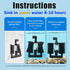 1 Pack AQUANEAT Double Bio Sponge Filter, for Fry, Betta, Shrimp, Nano, Aquarium Fish Tank