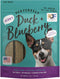 Premium Duck and Blueberry Dog Jerky Treats, 12 oz, 100% Human Grade