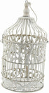 Deco 79 Birdcage, 15", 18"H, White, Model 82677