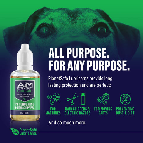 Planet Safe Pet Grooming Clipper Lubricant Oil | Non-Toxic, Odorless Clipper Oil for Hair Clippers and Trimmers