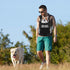 SUNRISING Dog Carrier Backpack for Small Dogs - Breathable Front Carrier with Storage Pockets and Safety Strips