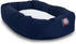 Majestic Pet 40 Inch Cozy Round Dog Bed, Washable Sherpa Calming Bed with Spine Support, Fluffy Donut, Navy Blue