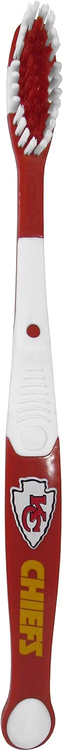 Set NFL Kansas City Chiefs Unisex Travel Toothbrush and Travel Case