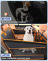 Instraella Dog Car Seat for Large Dogs, Half Back Seat Extender with Hard Bottom, Waterproof Non-Slip Pet Car Seat