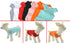 Lovelonglong 2019 Summer Pet Clothing, Dog Clothes Blank T-Shirts, Ribbed Tanks for Pit Bull Medium Dogs, 100% Cotton