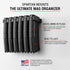 Spartan Mounts Wall Display for Mag - Firearm Accessories, Magazine and Ammo Storage, Organization, Black