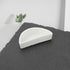 ECSiNG 6PCS 4.21x2x1.05cm Hermit Crab Mini Ceramic Dish Semicircle Shape Reptile Food Bowl for Spider Hermit Crab