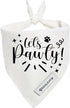 Realeaf Lets Pawty Dog Bandana,Wedding Birthday Party Outfit for Boy and Girl,
