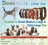 Formal Tuxedo Shirt Collar Style Genuine Leather Collar for Dogs & Cats - Comfortable Napa Padding (Tan, XL 22"-26")