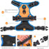 PHOEPET 2019 No Pull Dog Harness for Small Dogs, Reflective Adjustable Vest with Handle, Orange (S)