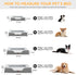Large Waterproof Memory Foam Dog Bed, Orthopedic with Removable Bolsters & Washable Cover