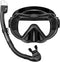 Snorkeling Gear for Adults - 180° Panoramic View Snorkel Mask Set, 100% Food-Grade Silicone Anti-Fog