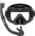 Snorkeling Gear for Adults - 180° Panoramic View Snorkel Mask Set, 100% Food-Grade Silicone Anti-Fog