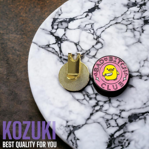 Pink Golf Ball Marker - Anime Design with Magnetic Hat Clip, Cute Accessories