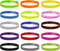 LUTER 15 Colors Puppy Collars 20x1cm - Soft Adjustable Whelping ID Collars for Newborn Dogs and Kittens