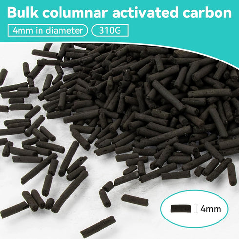 Sukh 310g Activated Carbon Pellets - Activated Charcoal Bulk Activated Carbon Aquarium Charcoal Pellets Activated Charcoal Filter Carbon Aquarium Filter for Waterbox Aquariums Pond Fish Tank