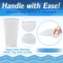 Jecery 16 Pack 4 Inch Ring Filter Socks, 200 µm for Aquarium Filter Bags