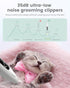 35dB Trimmer, Trimmer PAPMINI Dog Grooming Kit with LED Display, Ultra-Low Noise Dog Paw Cordless Hair for Paws, Ears
