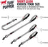 Tuff Pupper Short Dog Leash for Dog Training | 12 Inch | Perfect for Service Dog Harness & Short Training Leash | Traffic Leash Handle w/Padding | Short Leash Dog Coupler