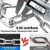 Chain Lock, Heavy Duty Anti-Theft Chain Lock, 2.72 Ft Security Locks with 3 Keys, Waterproof Lock Chain for Scooter, Motorcycle, Door, Gate, Fence by Weogine