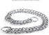 Dog Chain Collar, Iron Metal Double Chain Row Neck Leash Gear for Small Medium Large Dogs, 45cm