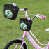 Kids Bike Basket, Children Bicycle Handlebar Basket with Stickers, Bike Bell, Windmill, and Wheel Beads