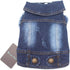 MISSPET Cute Soft Blue Jeans Denim Coat Jacket for Small Medium Dog Puppy Apparel Hoodies Clothes