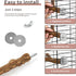Bird Perches, 6pcs Natural Wood Stand Branches, Chewing Stick Accessories for Parakeet Lovebirds