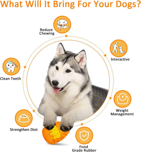 Dragon Egg Dog Chew Toy for Aggressive Chewers, Indestructible Tough Toy for Medium Large Dogs, Puppy Pet Toy